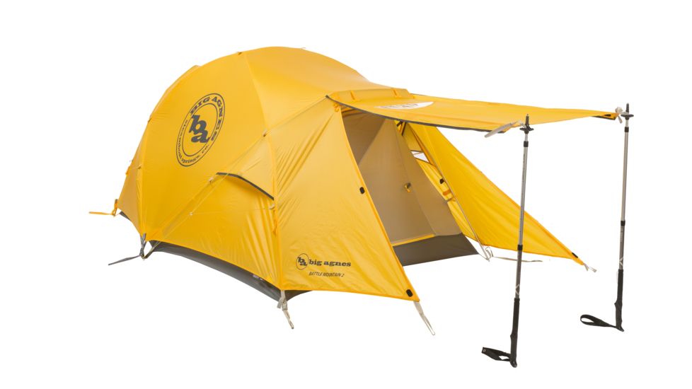 Big Agnes Battle Mountain 2 Tent - 2 Person, 4 Season, Gold, TMBM219