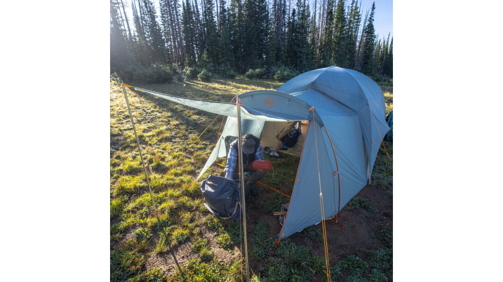 Big Agnes Big House 4 Vestibule, Chinois Green, 4 Person, TVESTBH425