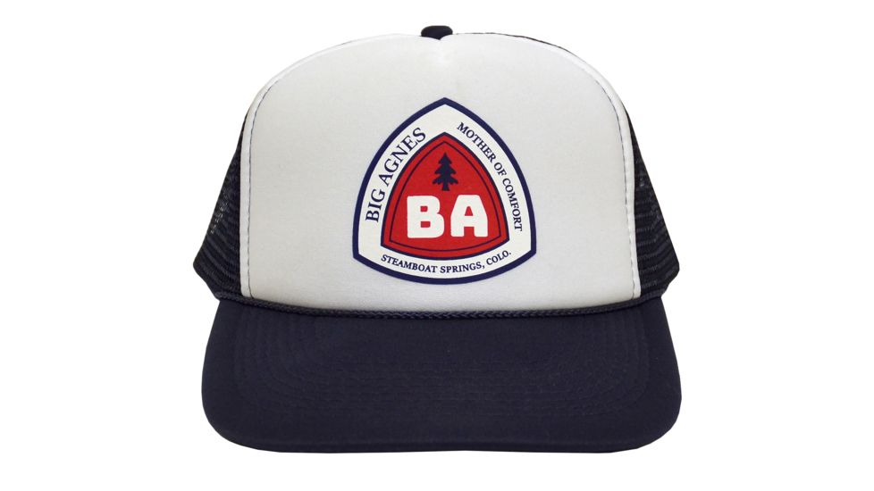 Big Agnes Blaze Trucker Hat, Blaze Blue, AHTRUCKBBL18