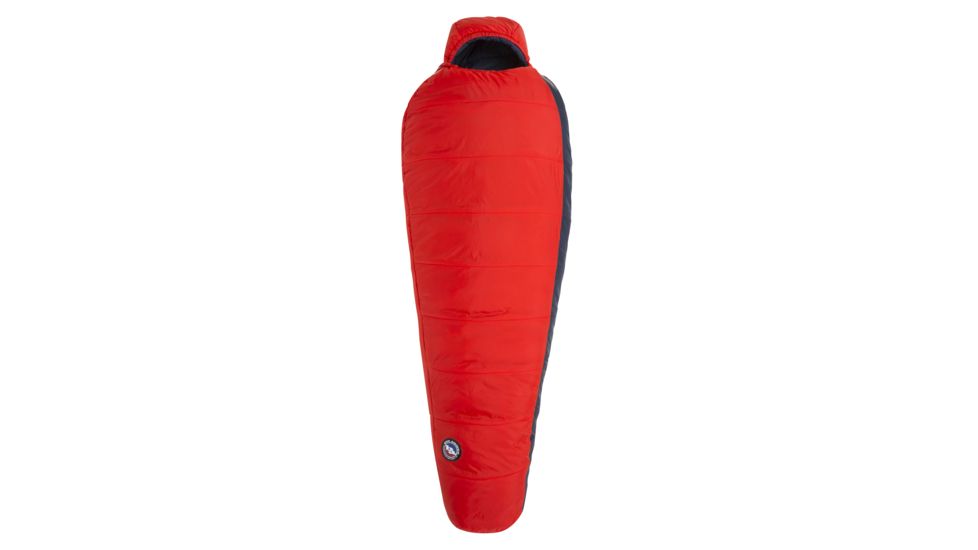 Big Agnes Buell 30 Sleeping Bag FireLine Pro, Left Zip - Mens, Red/Navy, Regular, BTMBRL19