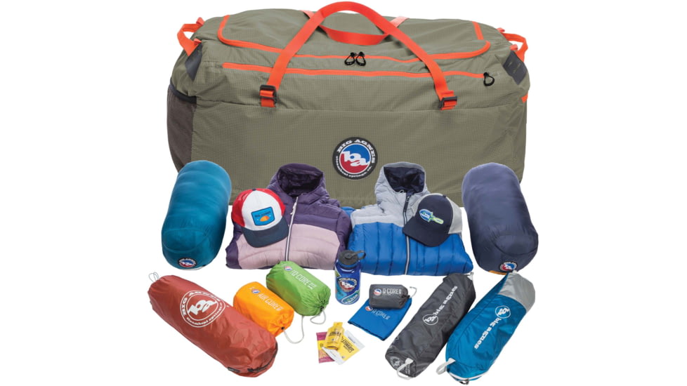Big Agnes Camp Kit Duffel, Olive, 90L, LCKD90L22