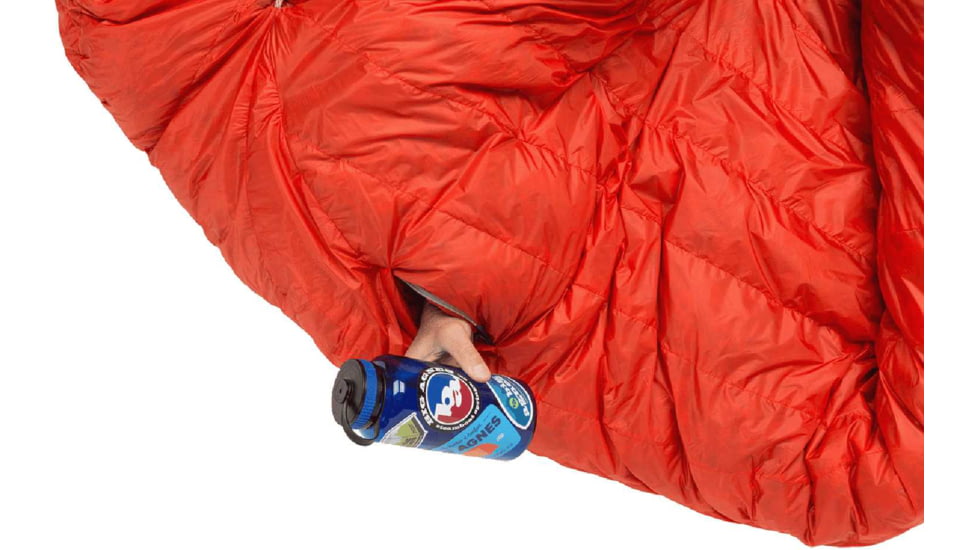 Big Agnes Cinnabar -40, 850 Downtek, Pumpkin, Long, Left Zipper, BCN40LL23