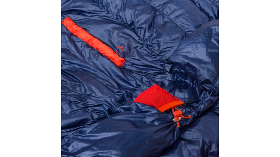 Big Agnes Cinnabar -40, 850 Downtek, Pumpkin, Long, Left Zipper, BCN40LL23