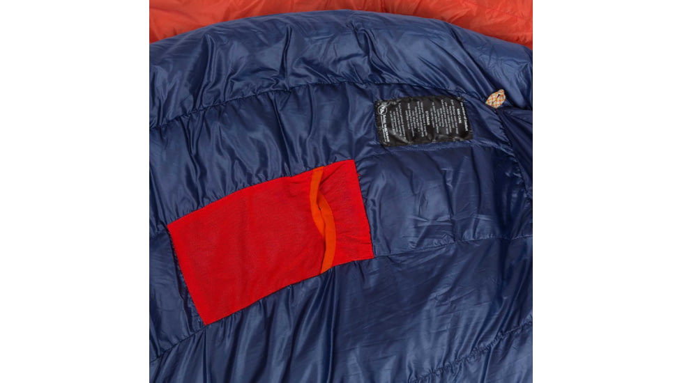 Big Agnes Cinnabar -40, 850 Downtek, Pumpkin, Long, Left Zipper, BCN40LL23