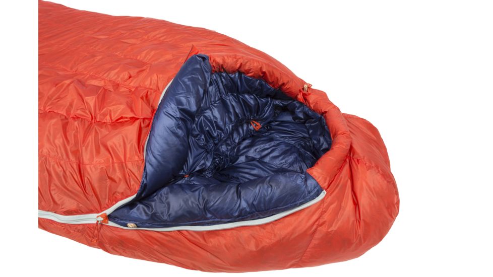Big Agnes Cinnabar -40, 850 Downtek Sleeping Bag, Pumpkin, Small, BCN40SL20