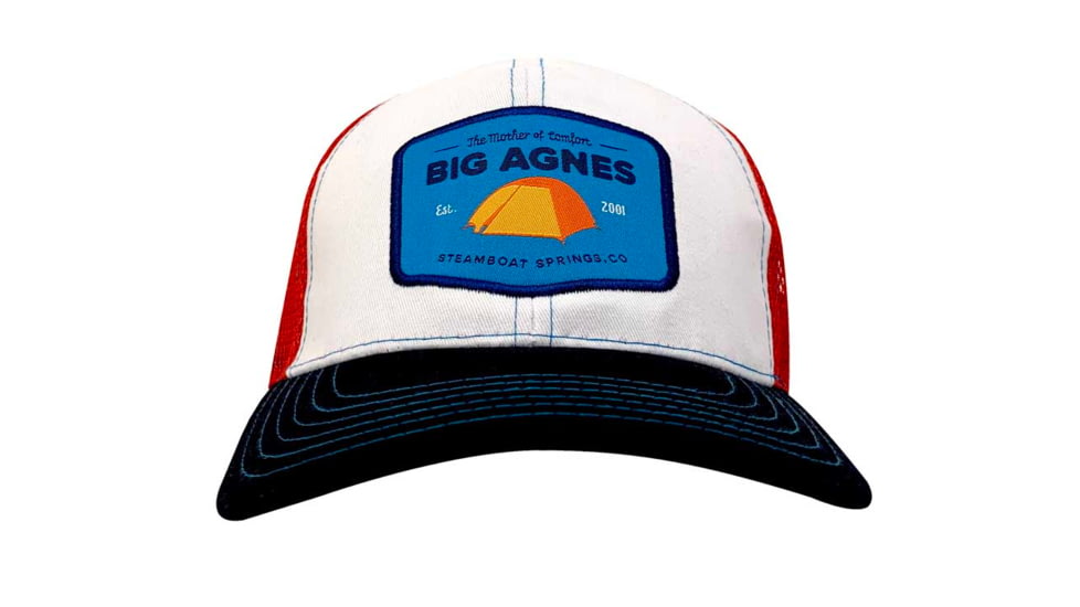 Big Agnes Copper Spur Hat, Blue/White/Orange, AHCSBWO20