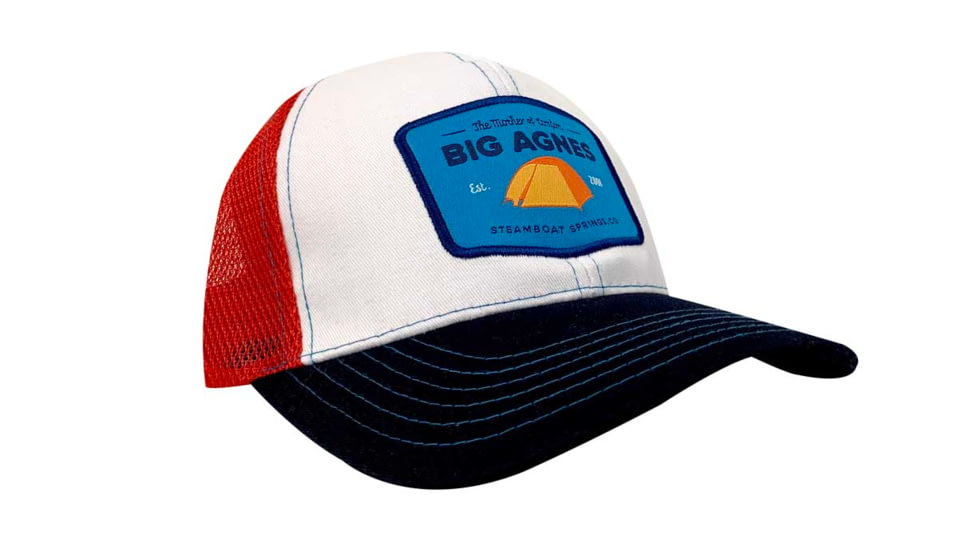 Big Agnes Copper Spur Hat, Blue/White/Orange, AHCSBWO20