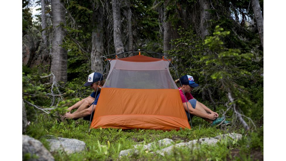Big Agnes Copper Spur HV UL2 Tent - 2 Person, 3 Season-Gray/Orange