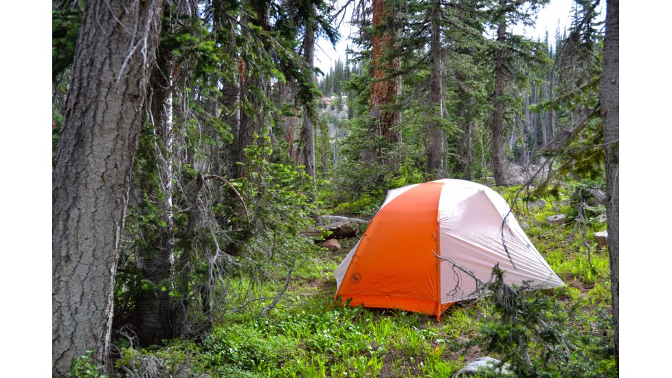 Big Agnes Copper Spur HV UL2 Tent - 2 Person, 3 Season-Gray/Orange