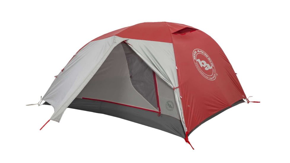 Big Agnes Copper Spur HV2 Expedition Tent, Red/Gray, 2 Person, THVCSE223