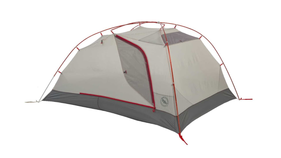 Big Agnes Copper Spur HV2 Expedition Tent, Red/Gray, 2 Person, THVCSE223