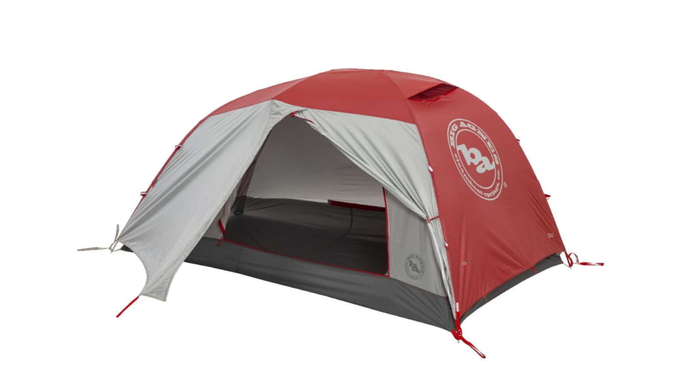 Big Agnes Copper Spur HV3 Expedition Tent, Red/Gray, 3 Person, THVCSE323