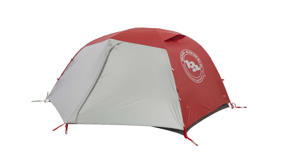 Big Agnes Copper Spur HV3 Expedition Tent, Red/Gray, 3 Person, THVCSE323