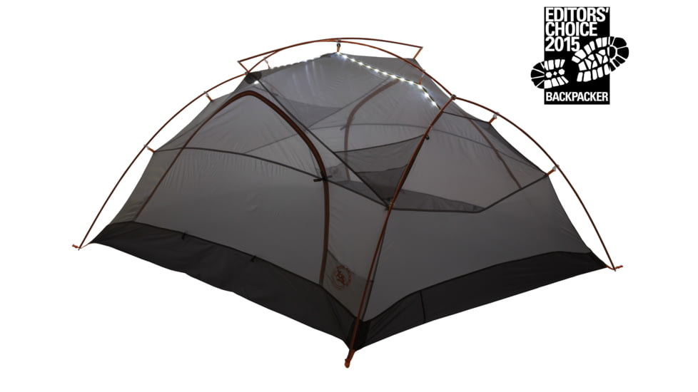 Big Agnes Copper Spur UL 3 mtnGLO Tent-Silver/Gray