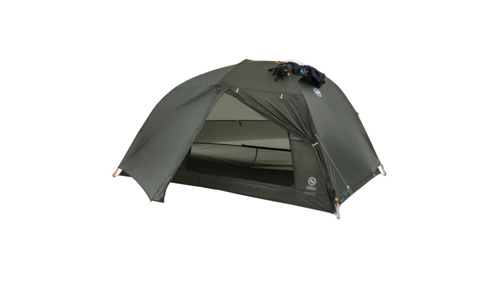 Big Agnes Copper Spur UL2P Bikepack Tent, Lichen Green, 2 person, TCSBP226