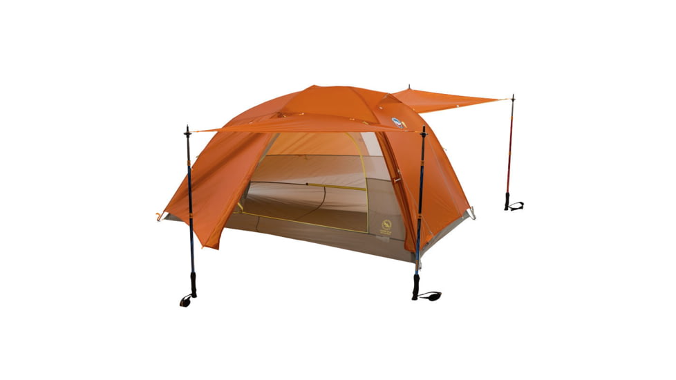 Big Agnes Copper Spur UL2P mtnGLO Tent, Tangelo/Mercury, 2 person, TCSUL2MG26