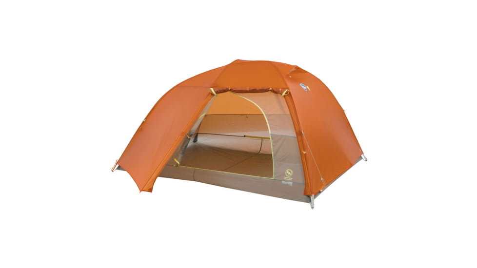 Big Agnes Copper Spur UL3P mtnGLO Tent, Tangelo/Mercury, 3 person, TCSUL3MG26
