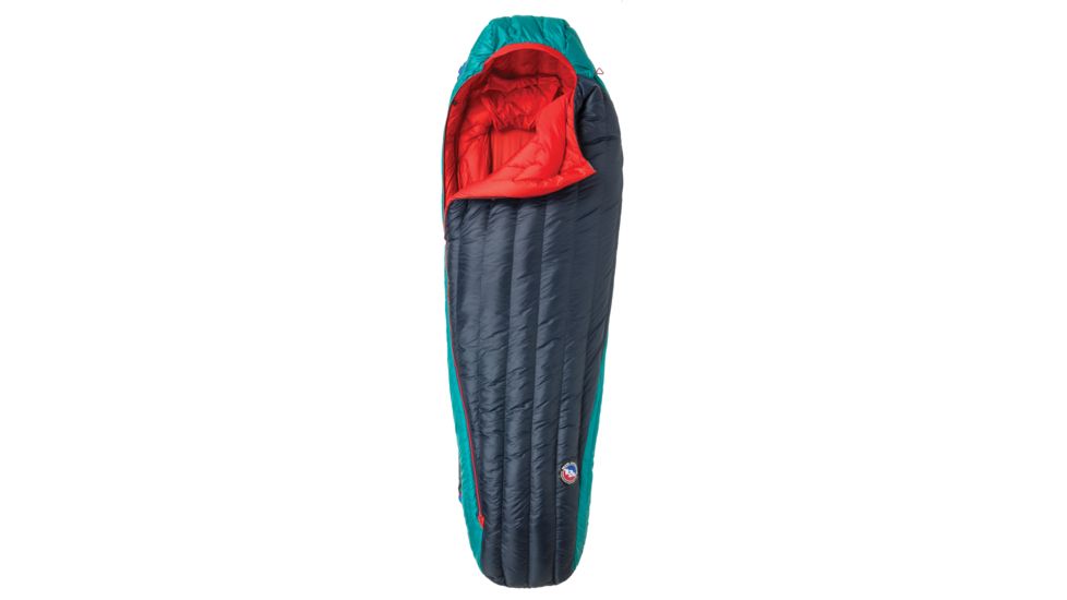 Big Agnes Daisy Mae 0 Sleeping Bag 650 DownTek, Left Zip - Womens, Navy/Aqua, Regular, BWDM0RL19