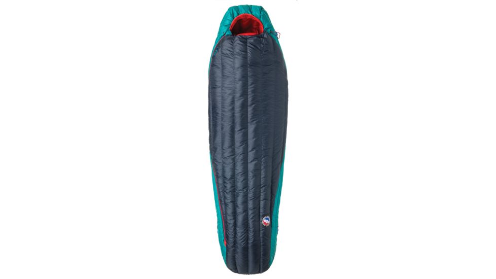 Big Agnes Daisy Mae 0 Sleeping Bag 650 DownTek, Left Zip - Womens, Navy/Aqua, Regular, BWDM0RL19
