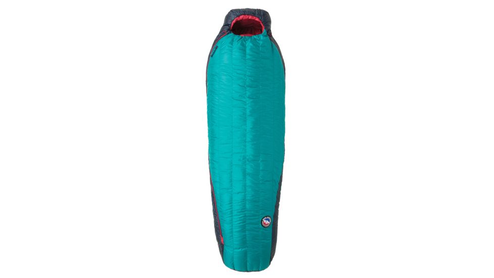 Big Agnes Daisy Mae 15 Sleeping Bag 650 DownTek, Left Zip - Womens, Aqua/Navy, Petite, BWDM15PL19