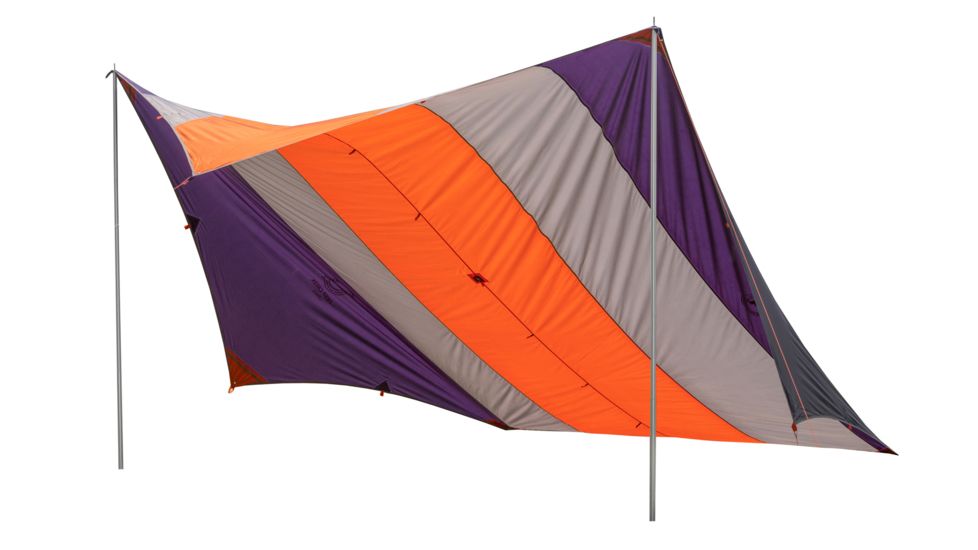 Big Agnes Deep Creek Tarp, Orange/Taupe/Eggplant, Large, TDCTL20