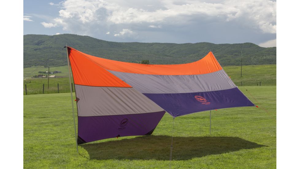 Big Agnes Deep Creek Tarp, Orange/Taupe/Eggplant, Medium, TDCTM20