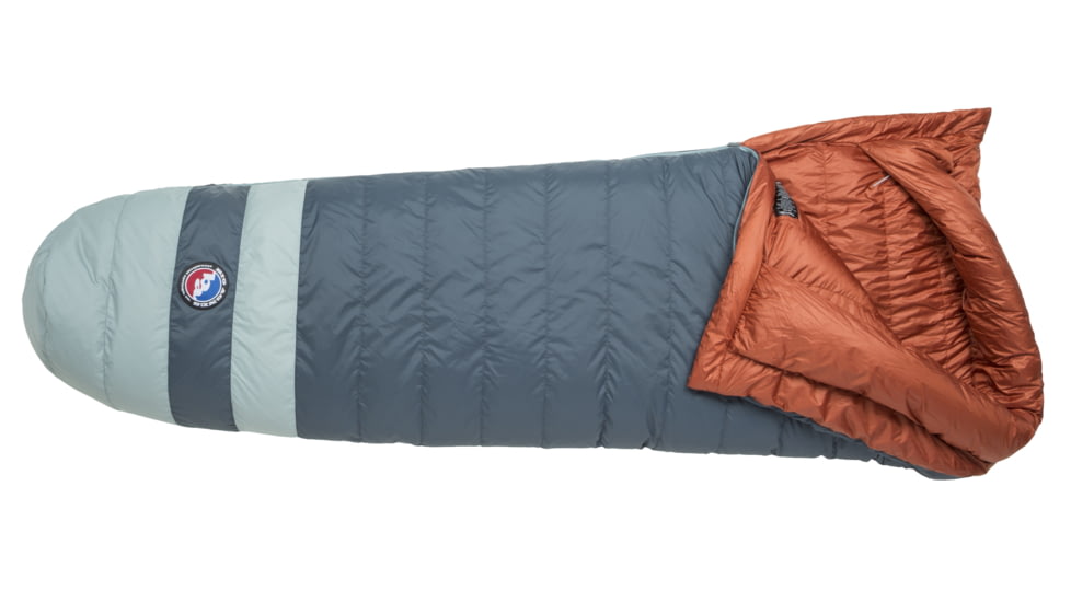 Big Agnes Diamond Park 15, 600 Downtek Sleeping Bag, Gray/Slate, Wide Long, BDP15L20