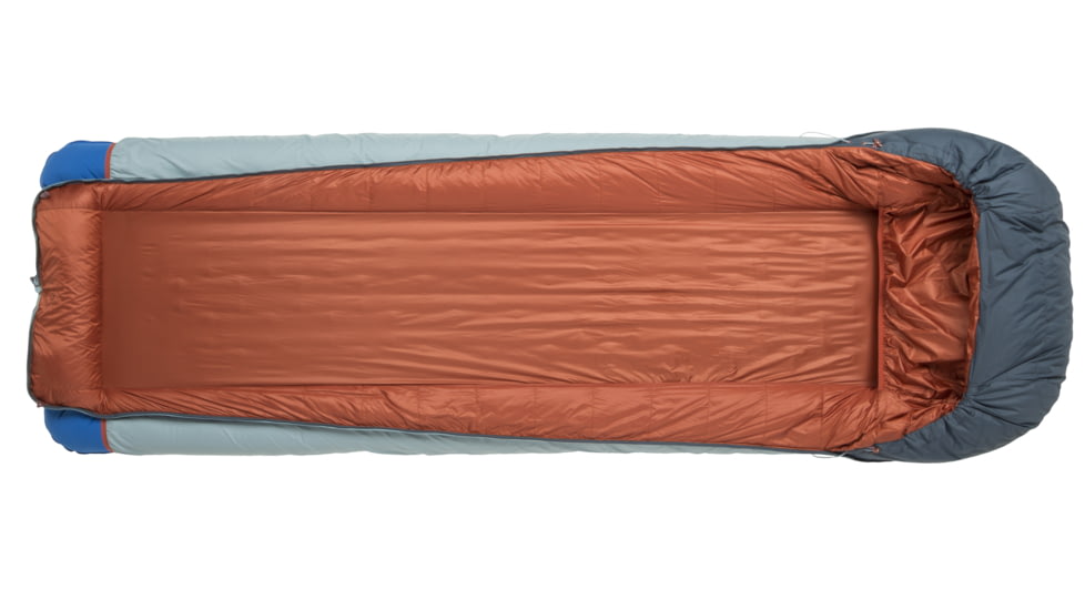 Big Agnes Diamond Park 15, 600 Downtek Sleeping Bag, Gray/Slate, Wide Long, BDP15L20