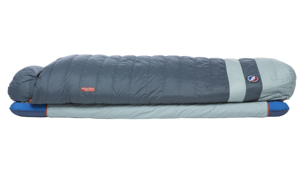 Big Agnes Diamond Park 15, 600 Downtek Sleeping Bag, Gray/Slate, Wide Long, BDP15L20