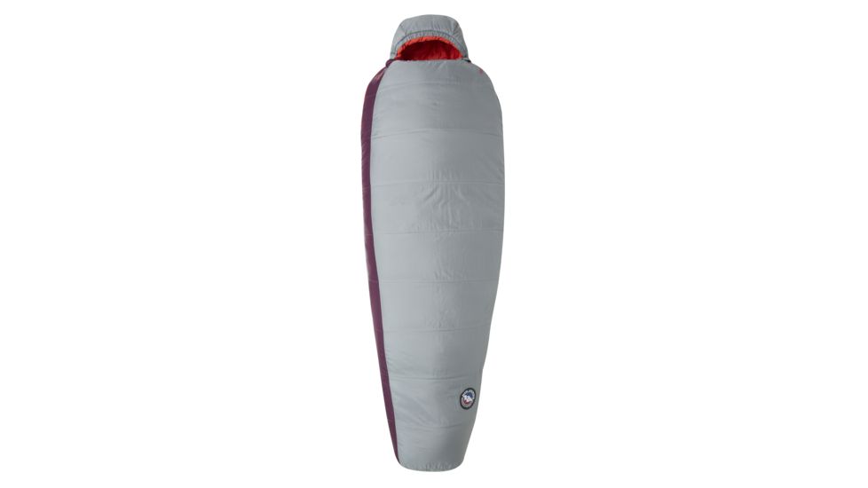Big Agnes Elsie 15 Sleeping Bag FireLine Pro, Right Zip - Women's, Gray/Paprika, Petite, BTMWEPR19