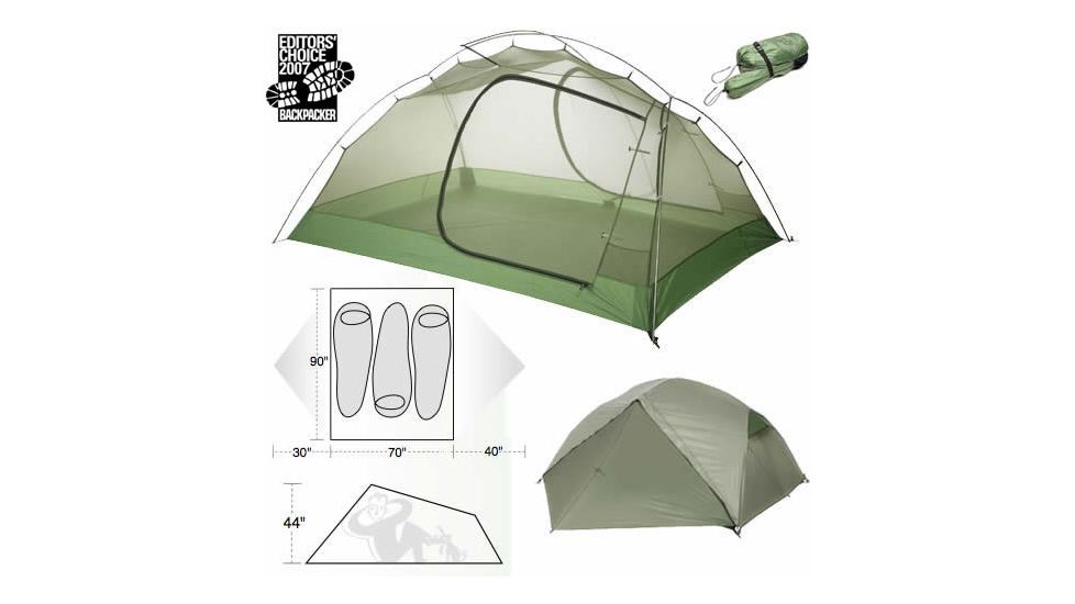 Big Agnes Emerald Mountain SL3 Tent - 3 Person