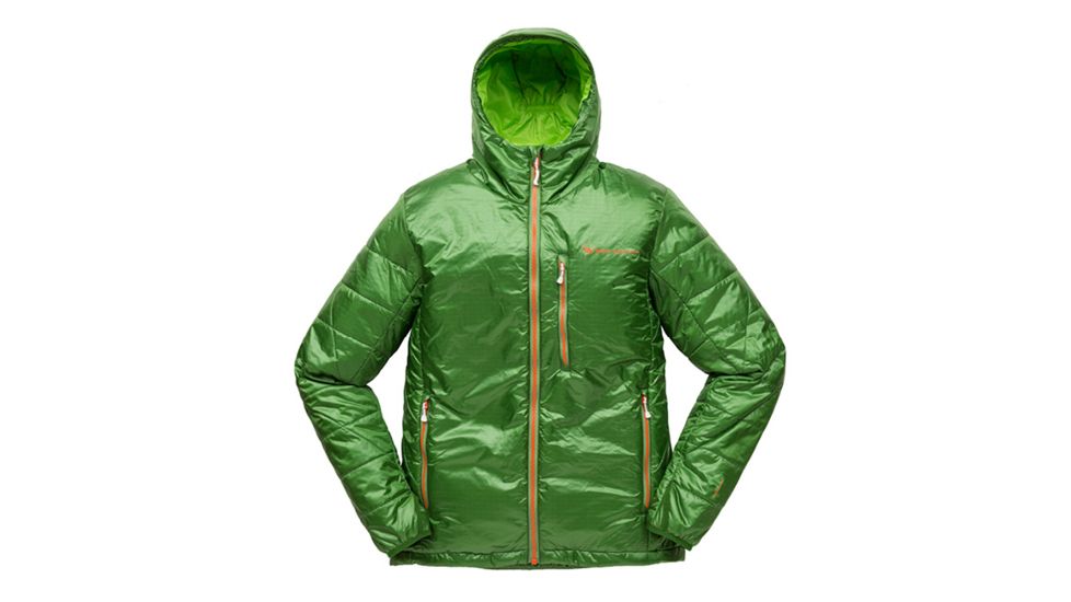 Big Agnes Farnsworth Hooded Jacket - Mens, Pine/Lime, Medium, 31202-315-MD