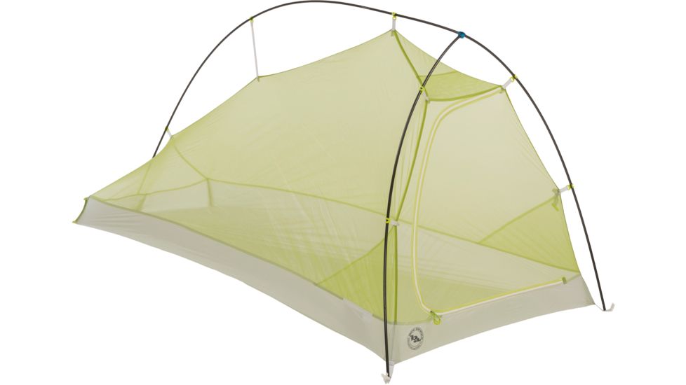 Big Agnes Fly Creek HV Platinum 1 - 1 Person, 3 Season-Gray/Green