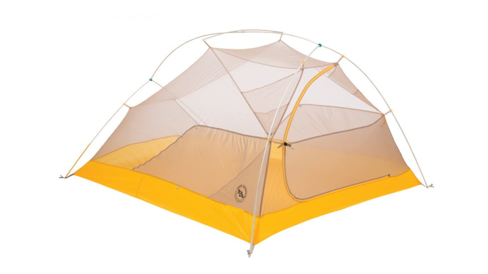 Big Agnes Fly Creek HV UL 3 Tent - 3 Person, 3 Season-Ash/Yellow
