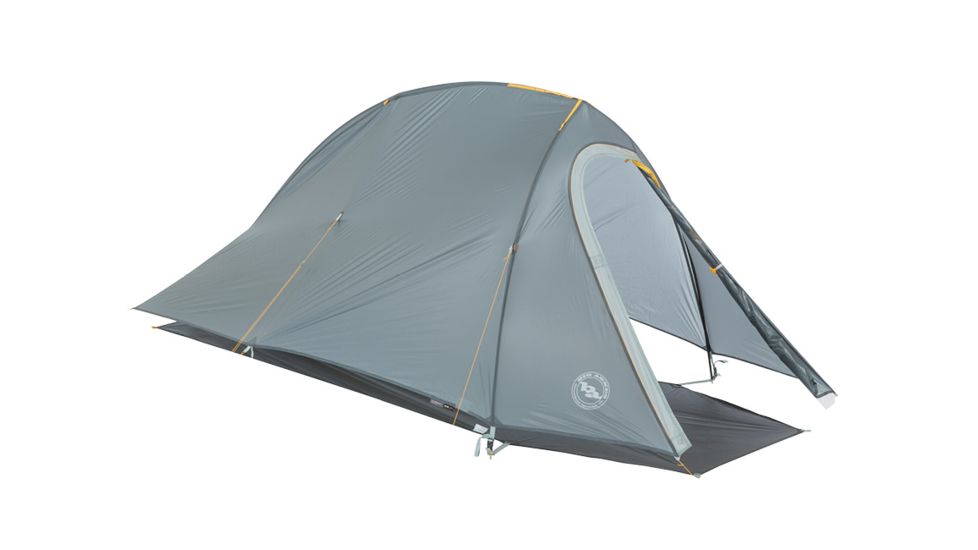 Big Agnes Fly Creek HV UL1 Bikepack Tent, Gray/Gold, THVFCBP119
