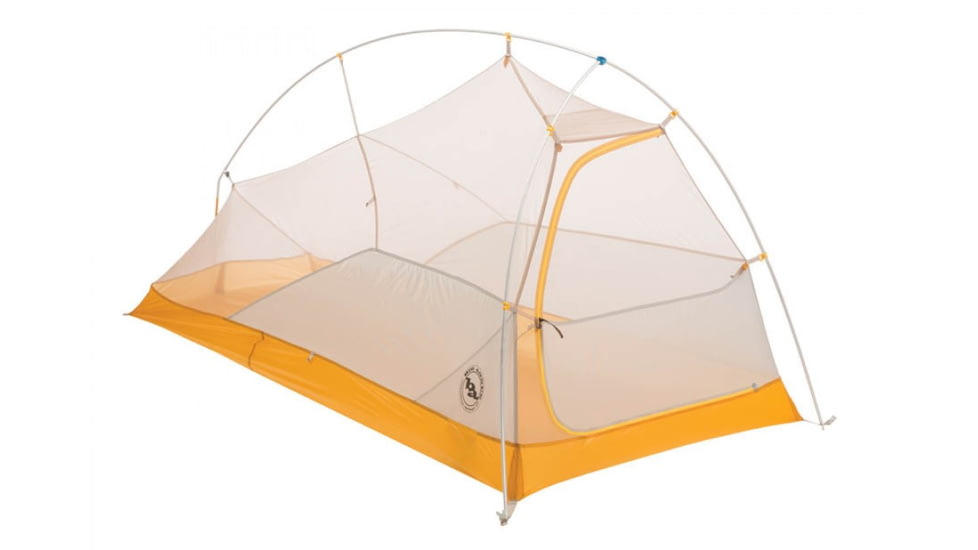 Big Agnes Fly Creek HV UL1 Tent - 1 Person, 3 Season-Ash/Yellow