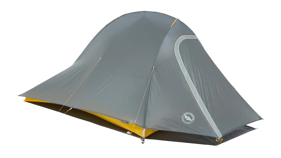 Big Agnes Fly Creek HV UL2 Bikepack Tent, Gray/Gold, THVFCBP219