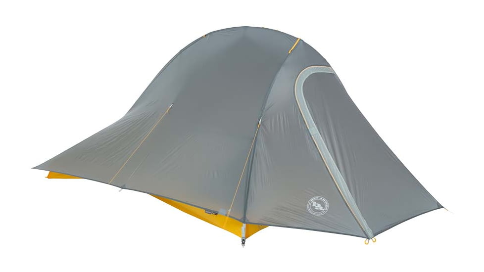 Big Agnes Fly Creek HV UL2 Bikepack Tent, Gray/Gold, THVFCBP219