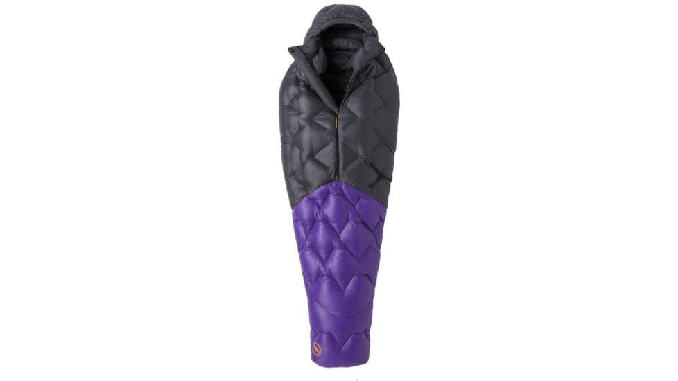 Big Agnes Fly Creek UL 25 Sleeping Bag, Asphalt/Royal Purple, Regular, BFCULR2525