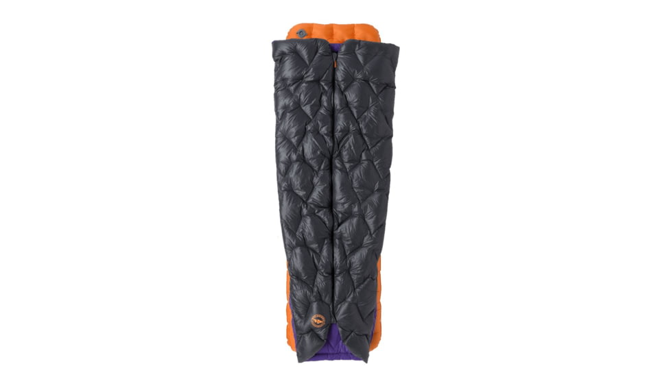 Big Agnes Fly Creek UL Zip Quilt 50 Sleeping Bag, Asphalt/Royal Purple, Regular, BFCULZQR5025