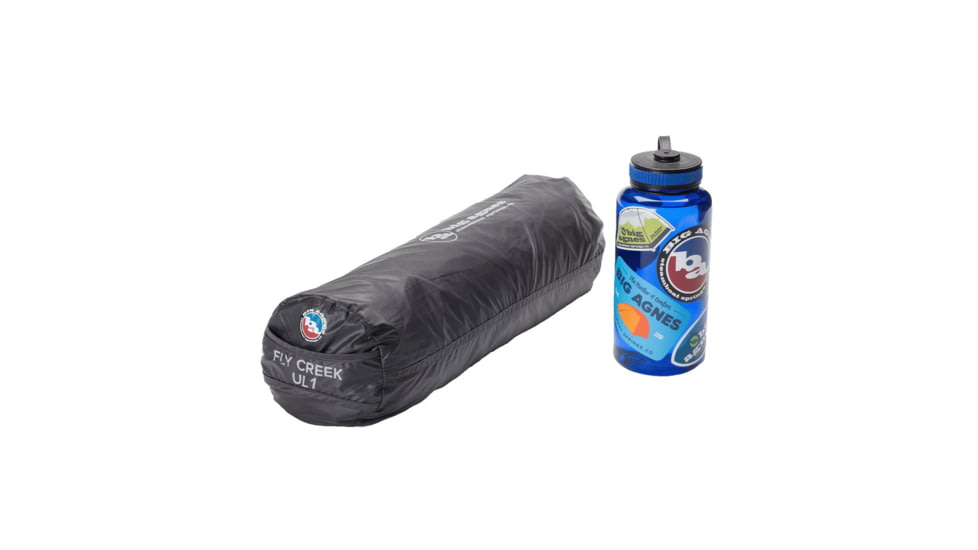 Big Agnes Fly Creek UL1 Tent, Asphalt/Gray Ridge, 1 Person, TFCUL125