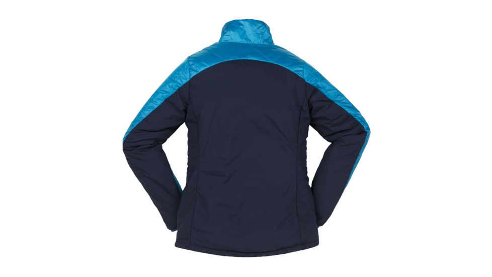 Big Agnes Gem Lake Pullover-Women's-Turquoise/Navy-Small