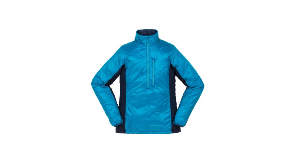 Big Agnes Gem Lake Pullover-Women's-Turquoise/Navy-Small