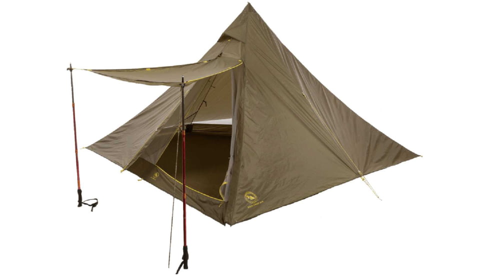 Big Agnes Gold Camp UL 5 Tarp Tent, Dark Olive, 5 Person, TGCUL5T23