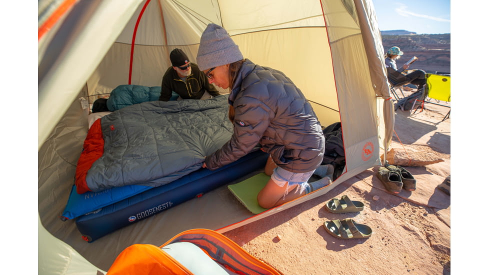 Big Agnes Goosenest Double Decker Inflatable Cot, Blue, FGNDDIC21