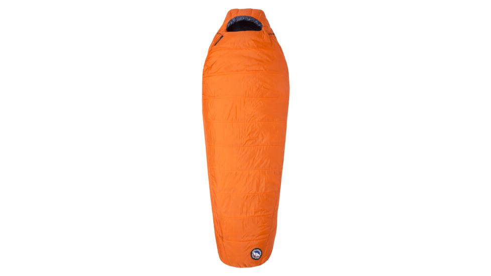 Big Agnes Lost Dog 15 Sleeping Bag FireLine Eco, Right Zip - Mens, Orange/Navy, Regular, BLD15RR19