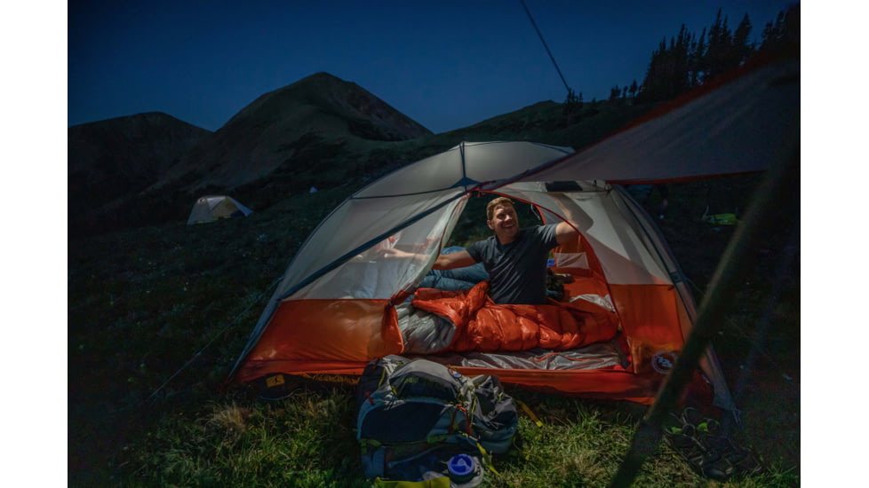 Big Agnes Lost Ranger Ul 3N1 15 850 Downtek Sleeping Bag, Gray/Orange, Regular Left, BLRUL3N115RL22