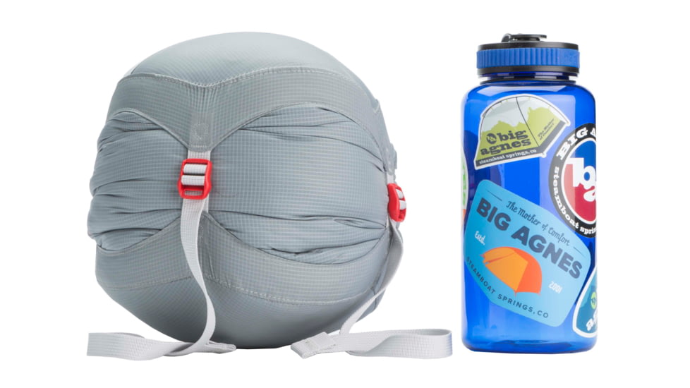 Big Agnes Lost Ranger Ul 3N1 15 850 Downtek Sleeping Bag, Gray/Orange, Regular Left, BLRUL3N115RL22
