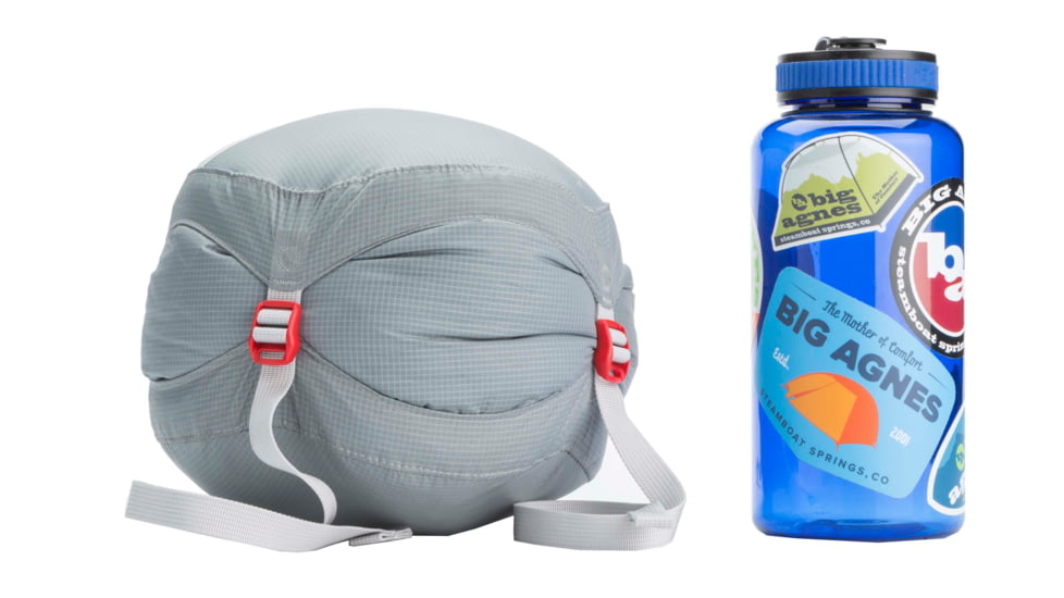 Big Agnes Lost Ranger Ul 3N1 15 850 Downtek Sleeping Bag, Gray/Orange, Regular Left, BLRUL3N115RL22