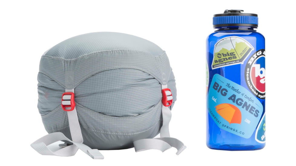 Big Agnes Lost Ranger Ul 3N1 15 850 Downtek Sleeping Bag, Gray/Orange, Regular Left, BLRUL3N115RL22